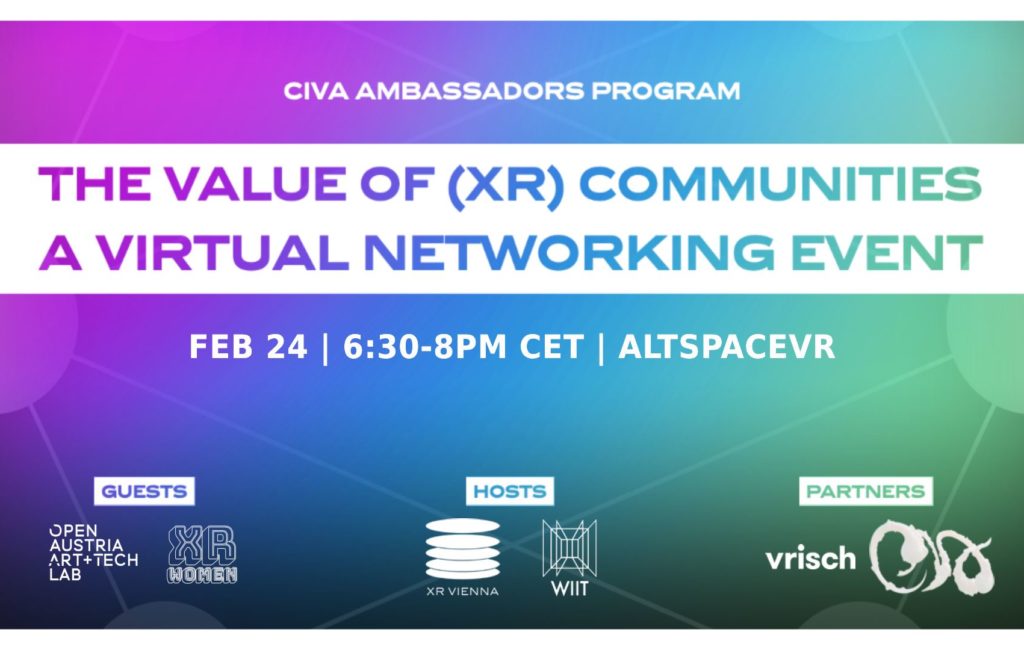 The Value of (XR) Communities – A Virtual Networking Event