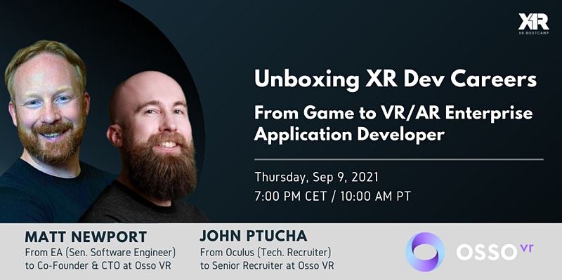 Unboxing XR Dev Careers: From Game to VR/AR Enterprise App Developer