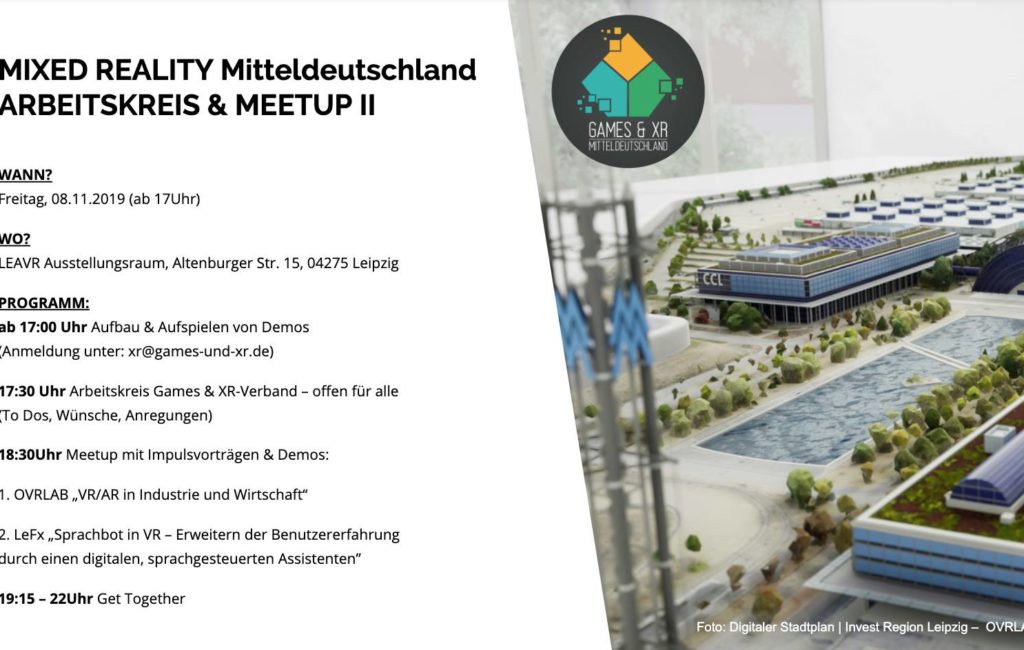Mixed Reality Mitteldeutschland Arbeitskreis & Meetup II