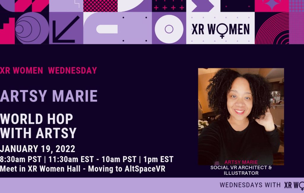 XR Women Wednesday – World Hop with Artsy