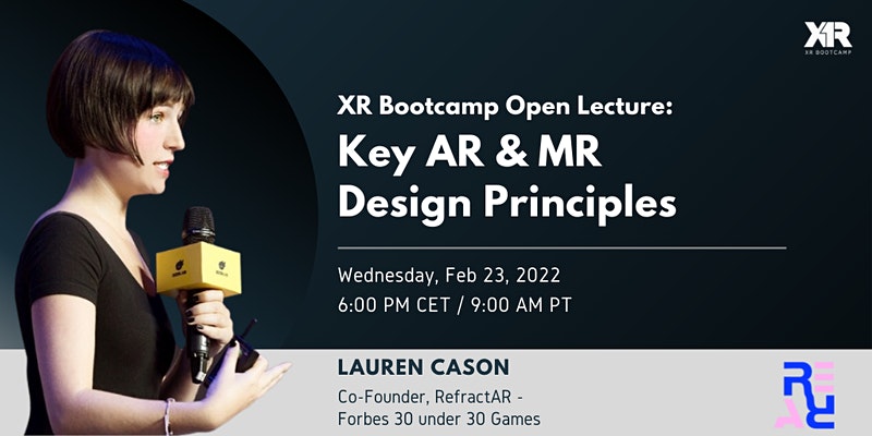 Key AR & MR Design Principles with Lauren Cason