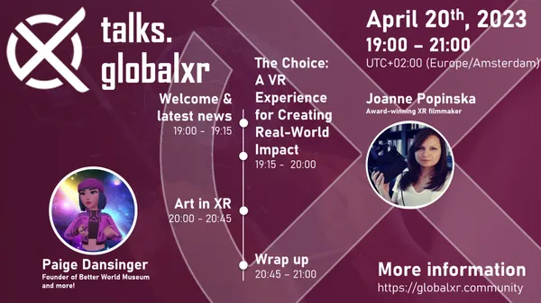 talks.globalxr – Experiences in VR